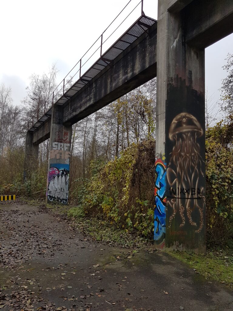Transportweg von alter Fabrik