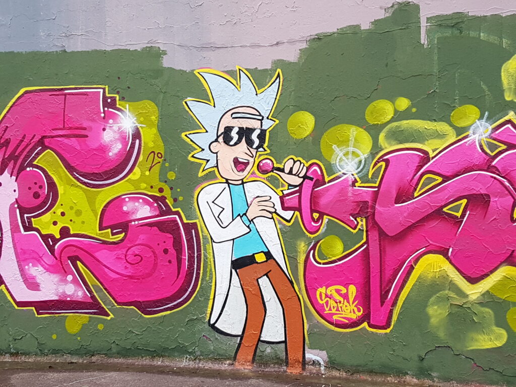 Graffiti organisiert durch Planet Alsen