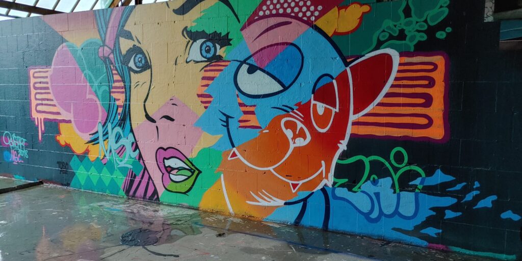 Pop-Art Graffiti Teufelsberg