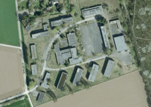 NATO Kaserne in Grefrath aus der Vogelperspektive