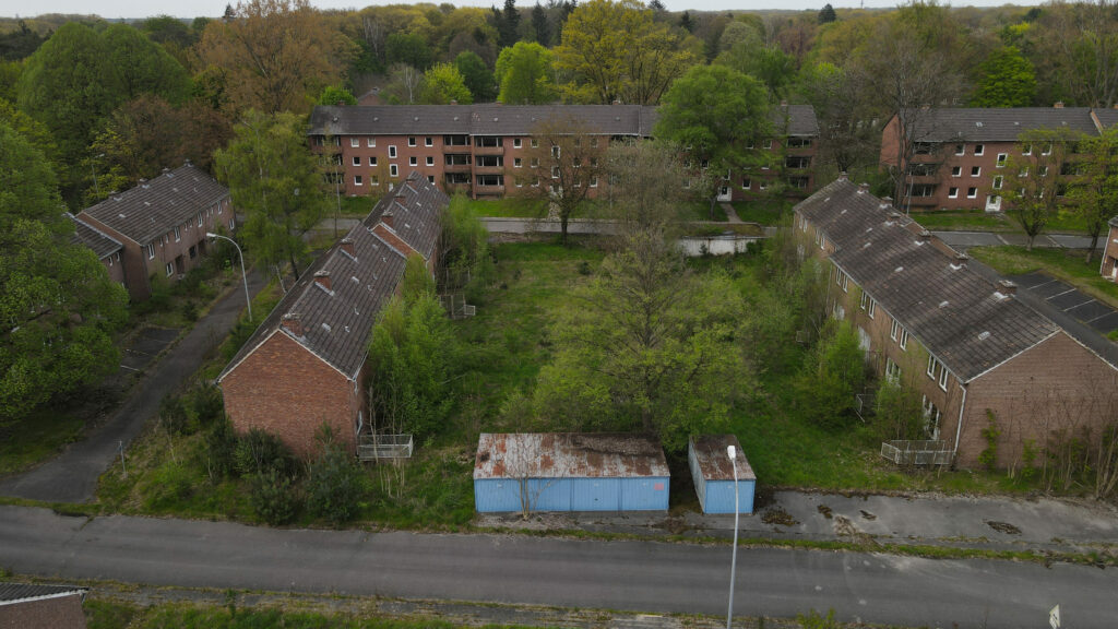 verlassene Wohnhäuser im verlassenen NATO Hauptquartier Mönchen-Gladbach