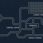 Blueprint der Camp Century Militarbasis in Grönland