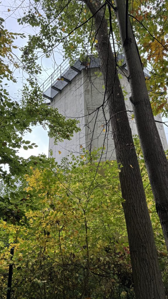 Lüftungsrohr auf Zeche Sandbochum