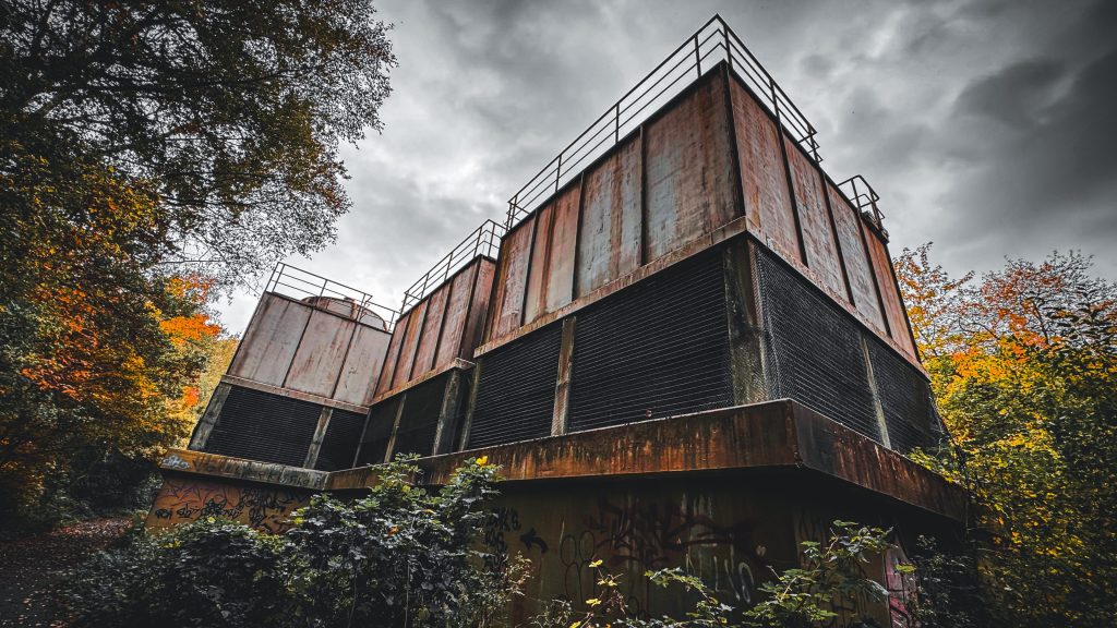 Verlassene Maschinen in einem Lost Place