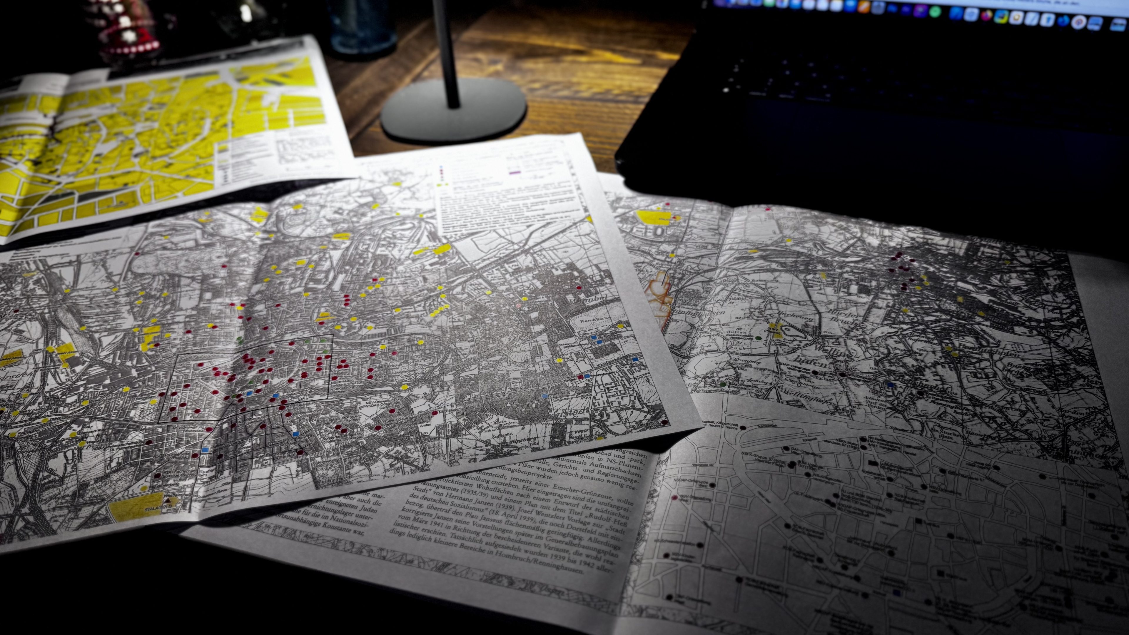 Lagepläne des Dortmunder Tiefstollen Bunkers