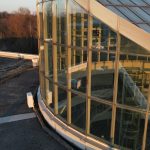 Glaskuppel des verlassenen Firmengebäudes in Bochum / Herne