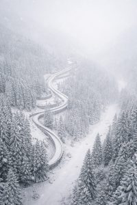 Verlassene Bobbahn in Italien